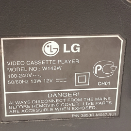 Видеомагнитофон LG W142W, работает. Картинка 10